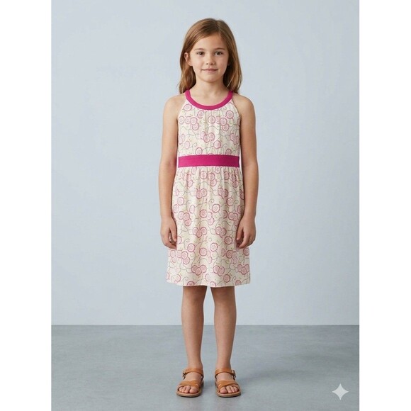 Tea Collection Other - Tea Collection Kidcore Floral Dress 10 | Coquette Cottagecore Pink Halter Maxi